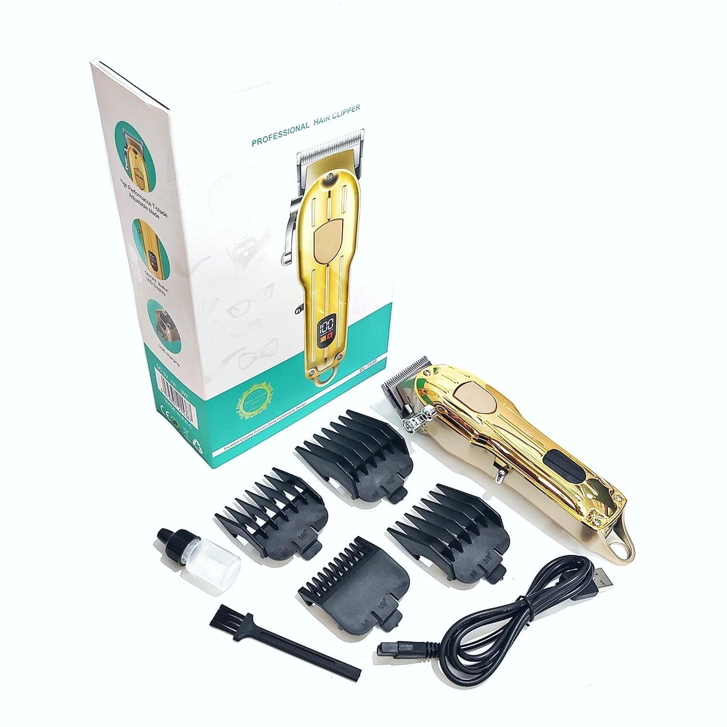 Hair Clipper Dl-1588 Digital Display Cordless