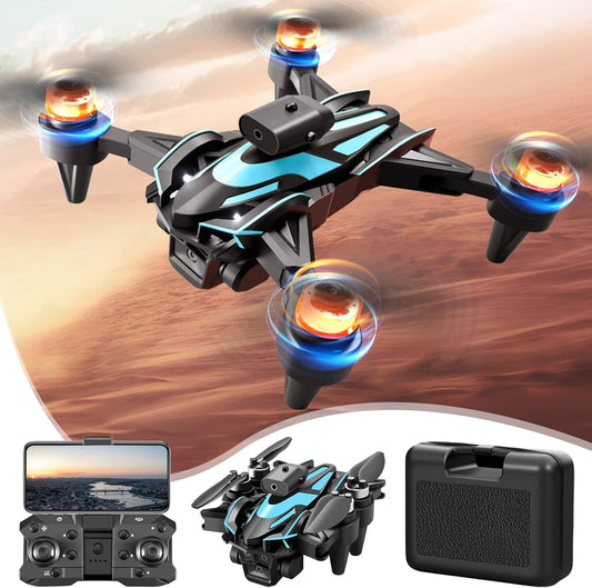 Brushless Motor Drones With 1080P Cameras Wind Resistance Headless Mode Gesture Control FPV Drone For Adults RC Drone For Beginners Quadcopter