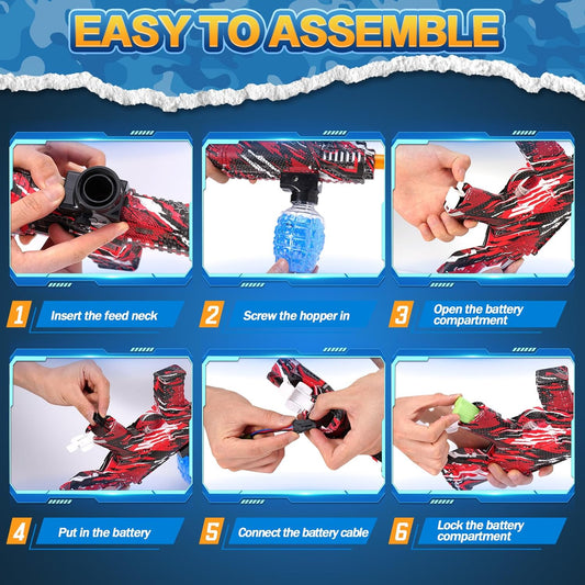 Electric Splatter Blaster Toy, Outdoor Team Games, Christmas, Halloween