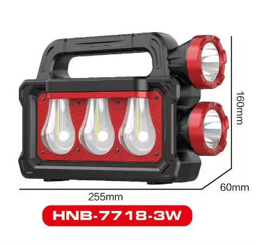 Cross-border new multi-function 3W searchlight night portable lamp searchlight multi-purpose outdoor camping lamp